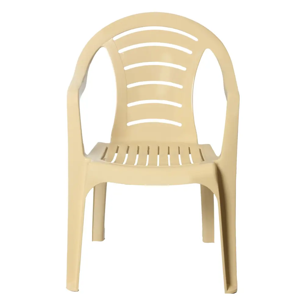 Кресло садовое 82.5x56.7x57.8 см пластик бежевый ТУБА-ДУБА нет STLM-2080953 - Вид №2
