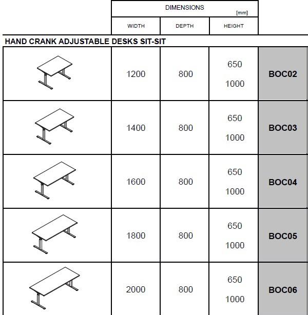 MDD Прямоугольный стол с регулируемой высотой Ogi sun-id-1384851 - Вид №3