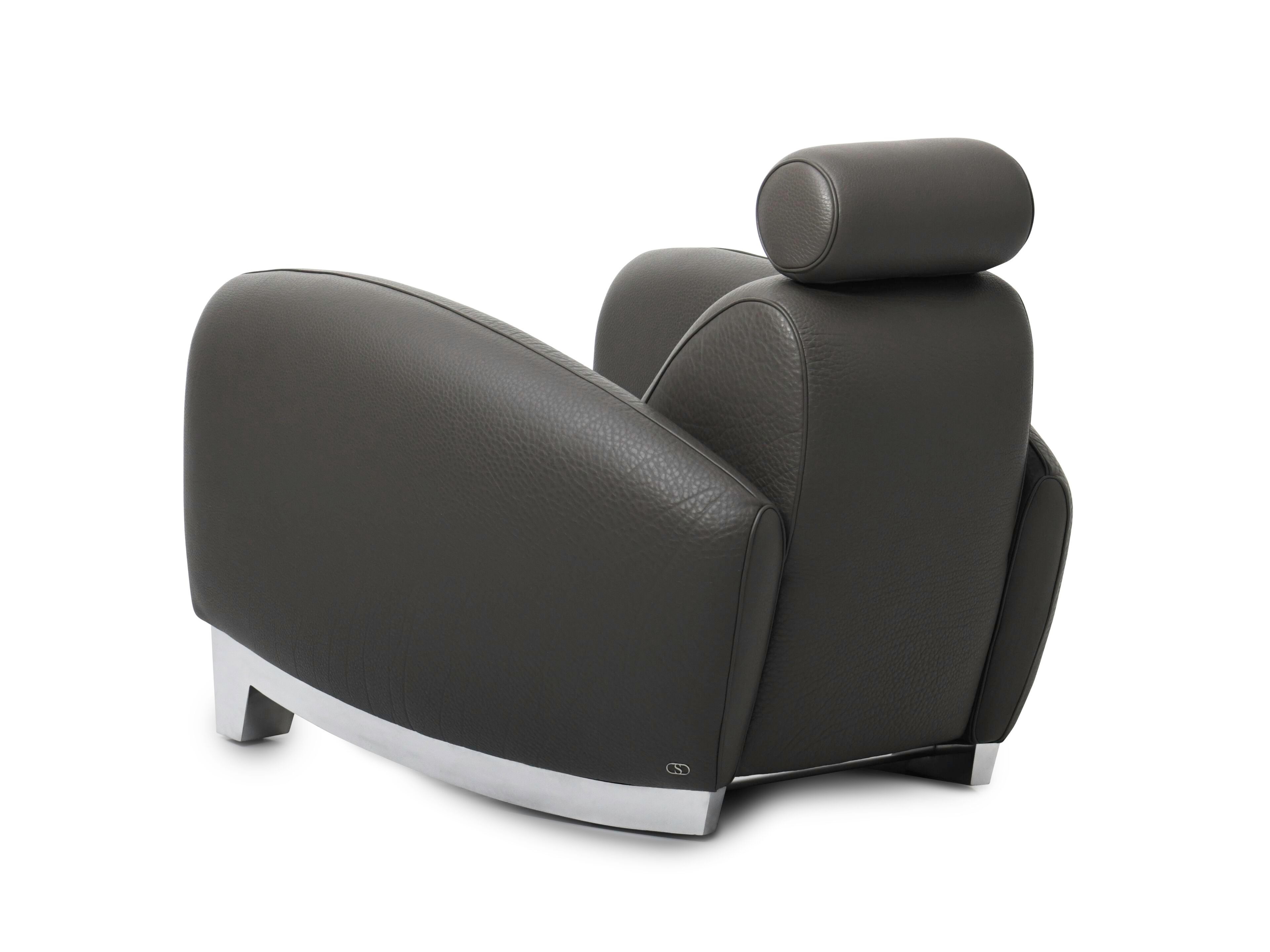 Кожаное кресло с подголовником de Sede DS-57 AERO ARCH-00084429 - Вид №1
