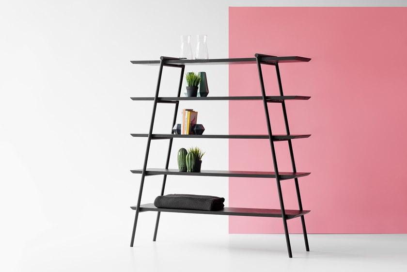 Zegen Открытый двусторонний книжный шкаф из стали и дерева Duoo Santreyd sun-id-1477623 - Вид №6