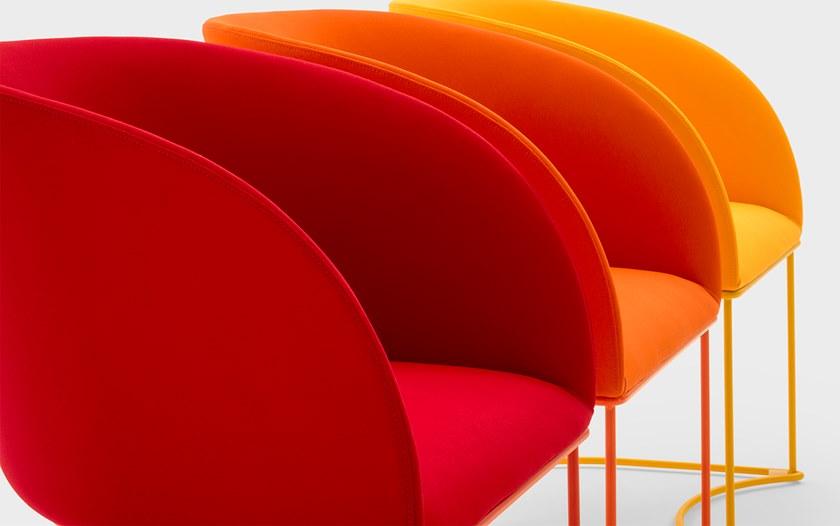 Viganò Санное кресло из ткани для залов ожидания Milly sun-id-1393719 - Вид №6