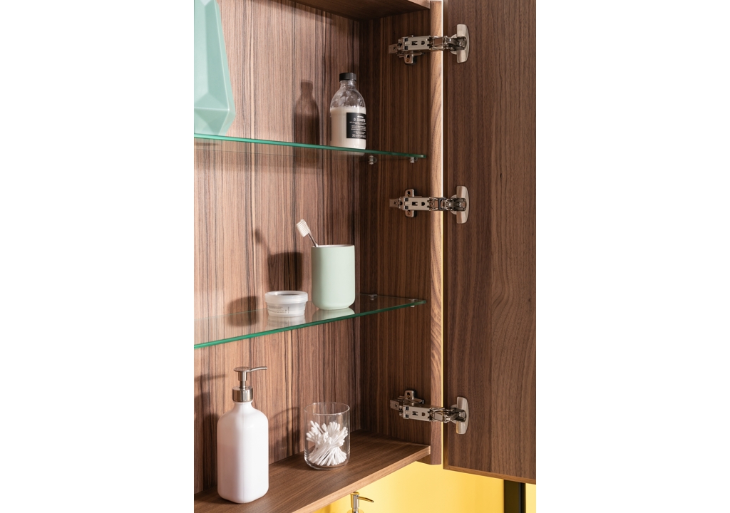 Мебель для ванной Aquanet Нью-Йорк 60 орех 00211659 - Вид №14