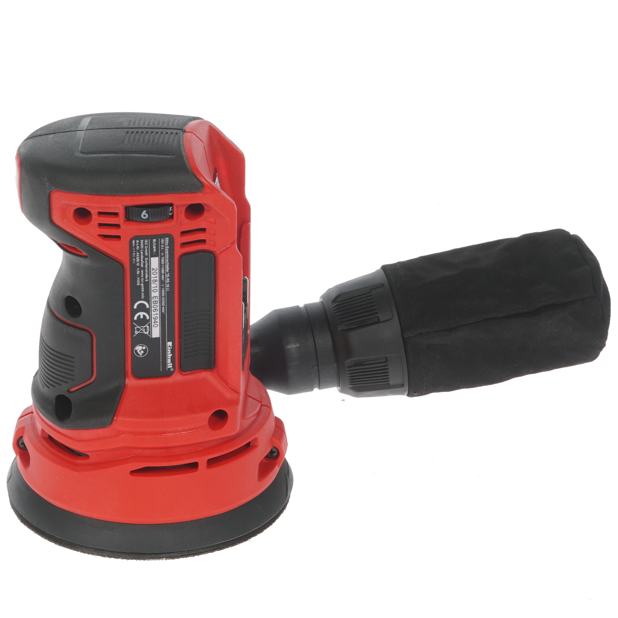 Эксцентриковая шлифмашинка Einhell TE-RS 18 Li-Solo Power X Change 18V  , Без ЗУ, Без АКБ 8119201 STDN-0099404 - Вид №2