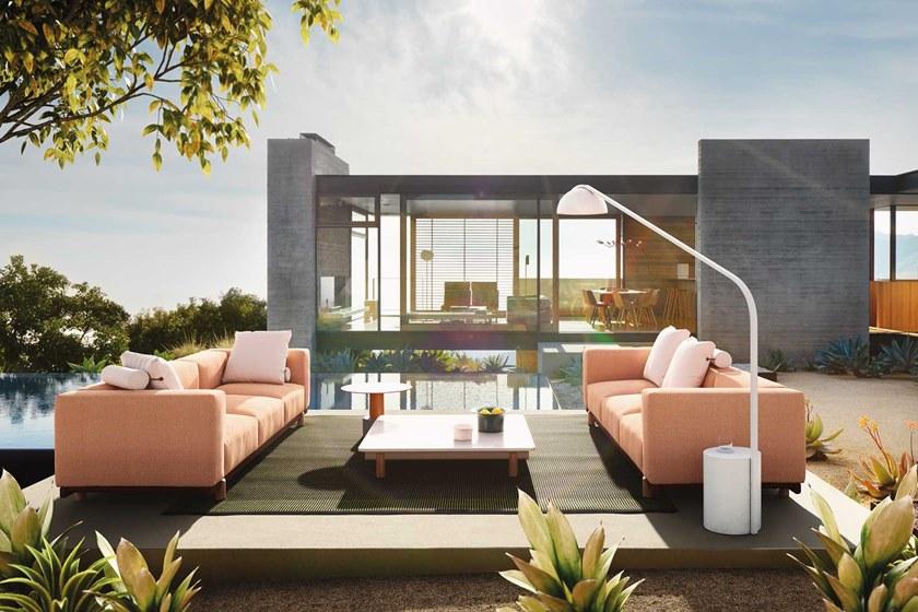 Kettal Прямоугольный журнальный столик из алюминия Molo #42720 - Вид №1