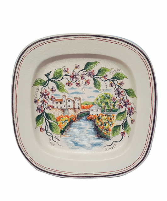 Tifdn66c Tifernoit Блюдо борго Ceramiche