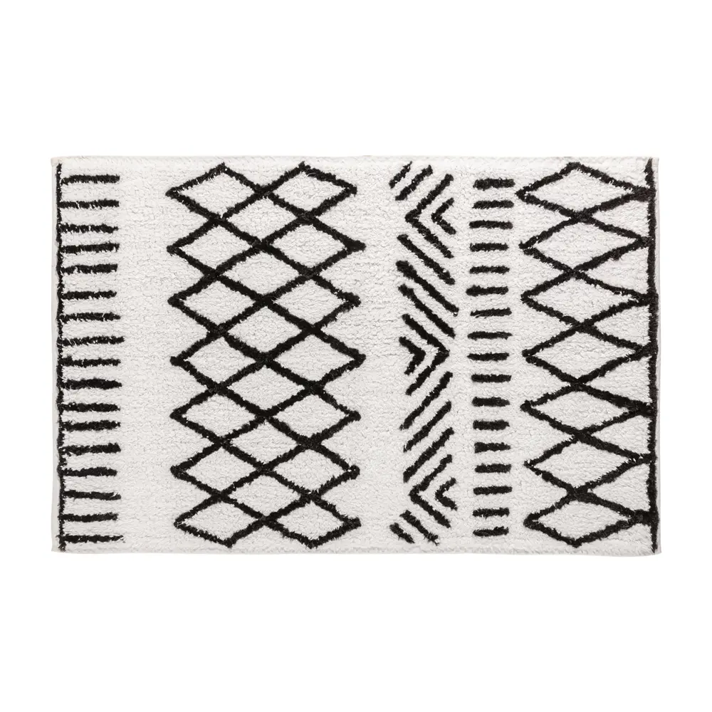 Коврик для ванной комнаты Moroshka Nomads 40х60 см цвет белый STLM-2017972