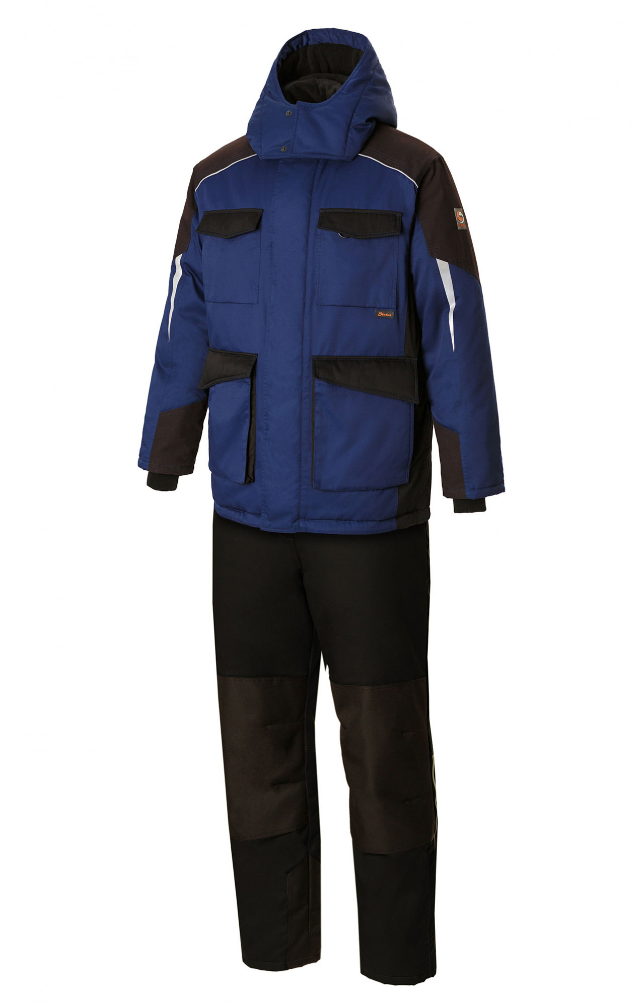 5037905 Костюм утепленный темно-синий черный STATUS  Зимняя спецодежда  размер 44-46/170-176 