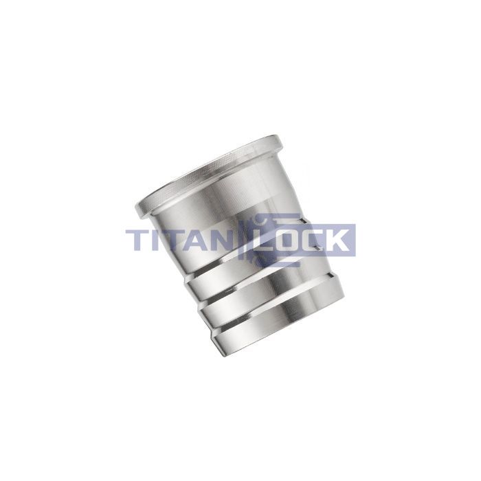 Кран шаровый водоразборный со штуцером, резьба BSP 1", нерж.сталь, TL100BCV TITAN LOCK  - Вид №8