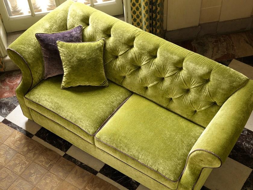 Domingo Salotti Тафтинговый 3-местный диван из ткани Benjamin sun-id-1489680 - Вид №1