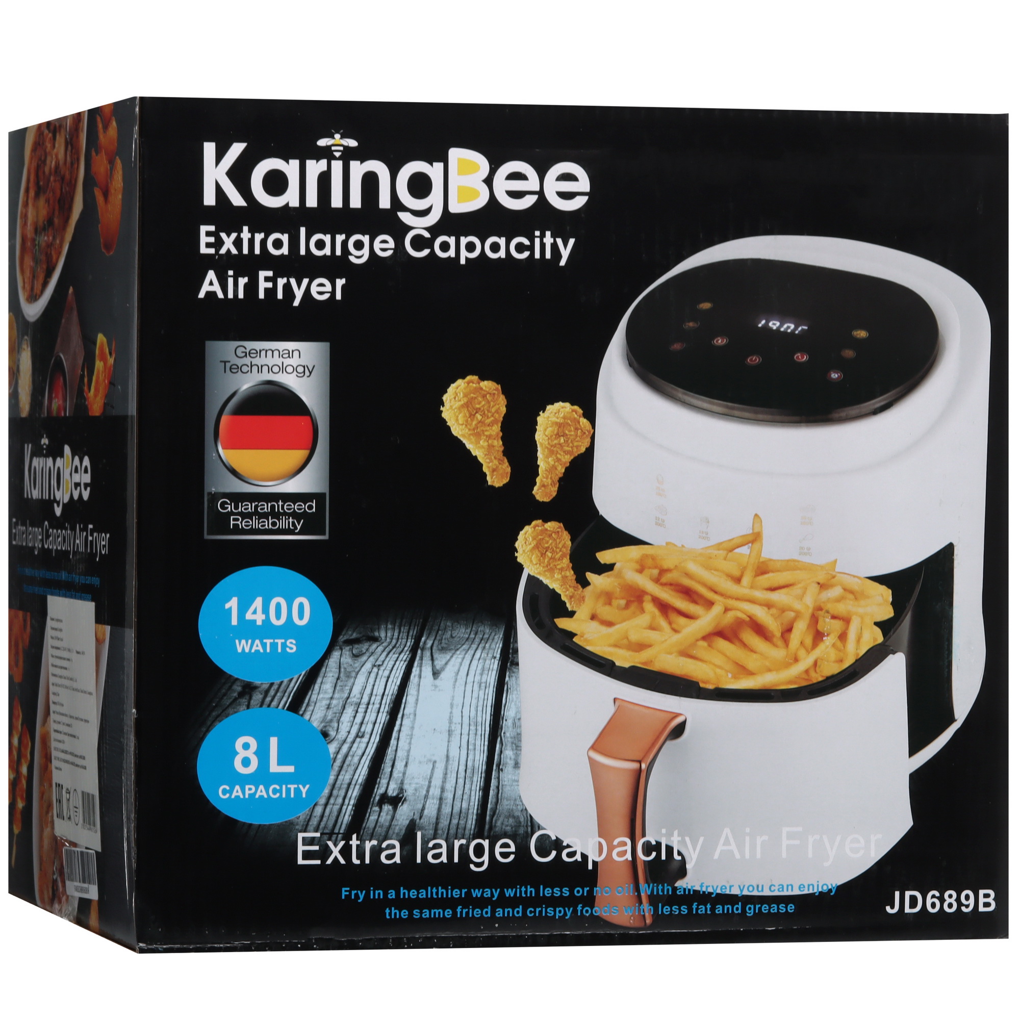 9054214 Аэрогриль KaringBee JD689 белый STDN-0133468 - Вид №8