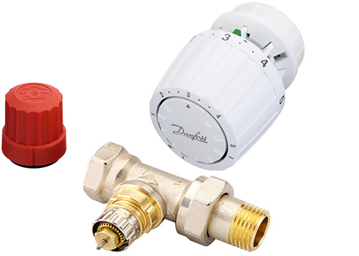 Danfoss Комплект RTR-N/RTR 7090 для двухтрубной системы отопления RTR-N 20 угл. и RTR7090 комплект 013G2175  - Вид №1