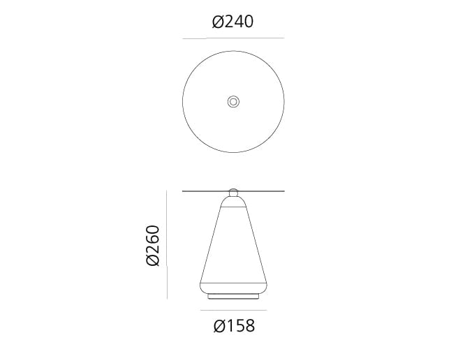 Стеклянная настольная лампа Artemide BOLTONS ARCH-00107065 - Вид №7