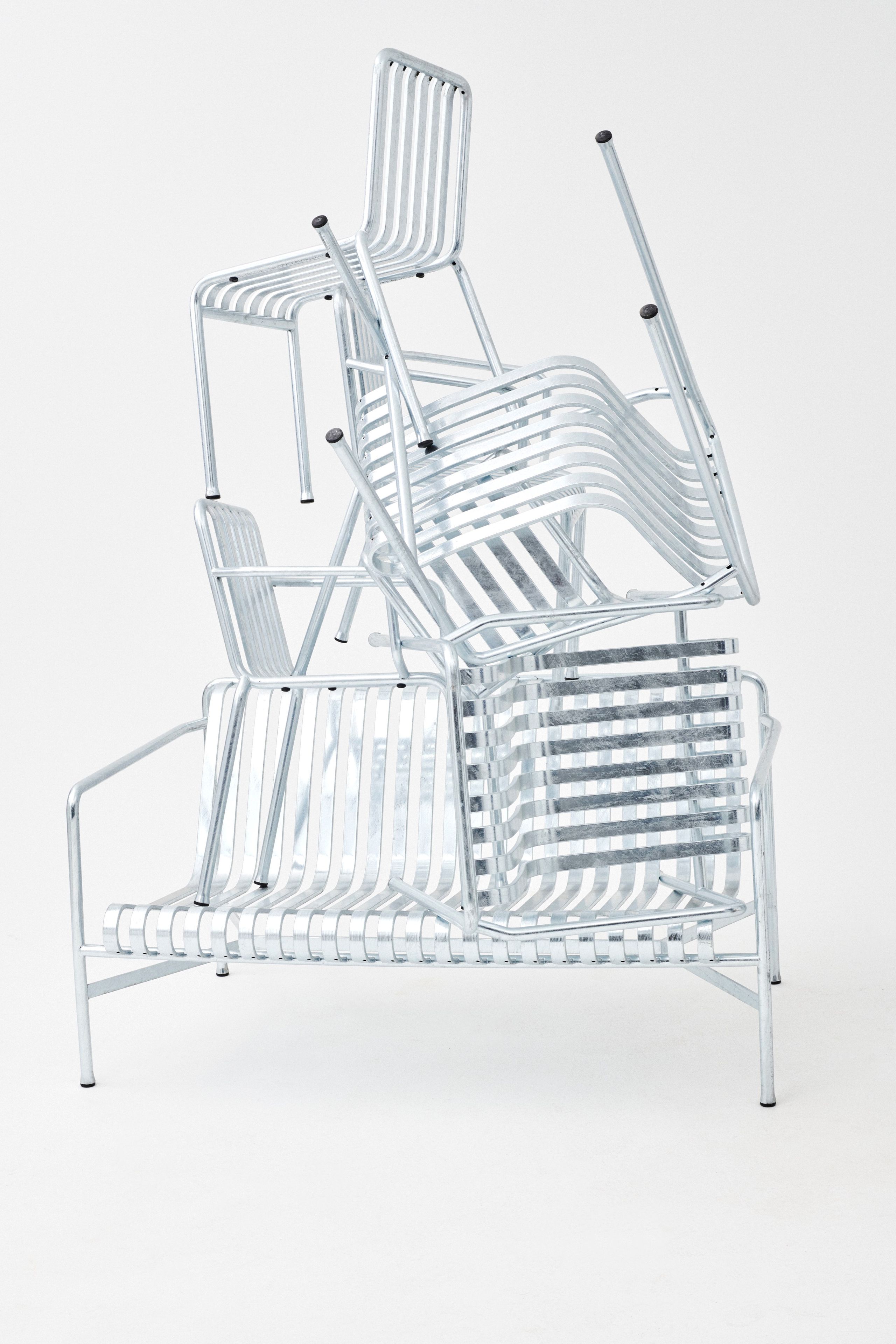 Стальная садовая скамейка Hay Палисад ARCH-00068689 - Вид №17