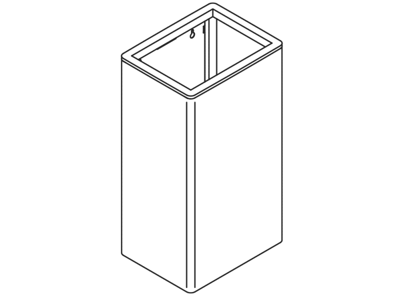 950.05.400 корзина для бумаг HEWI Universalprodukte  - Вид №2