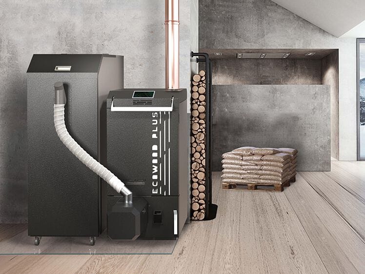 Дровяной котел с вращающейся горелкой CTM ECOWOOD PLUS COMBI ARCH-00041884 - Вид №1