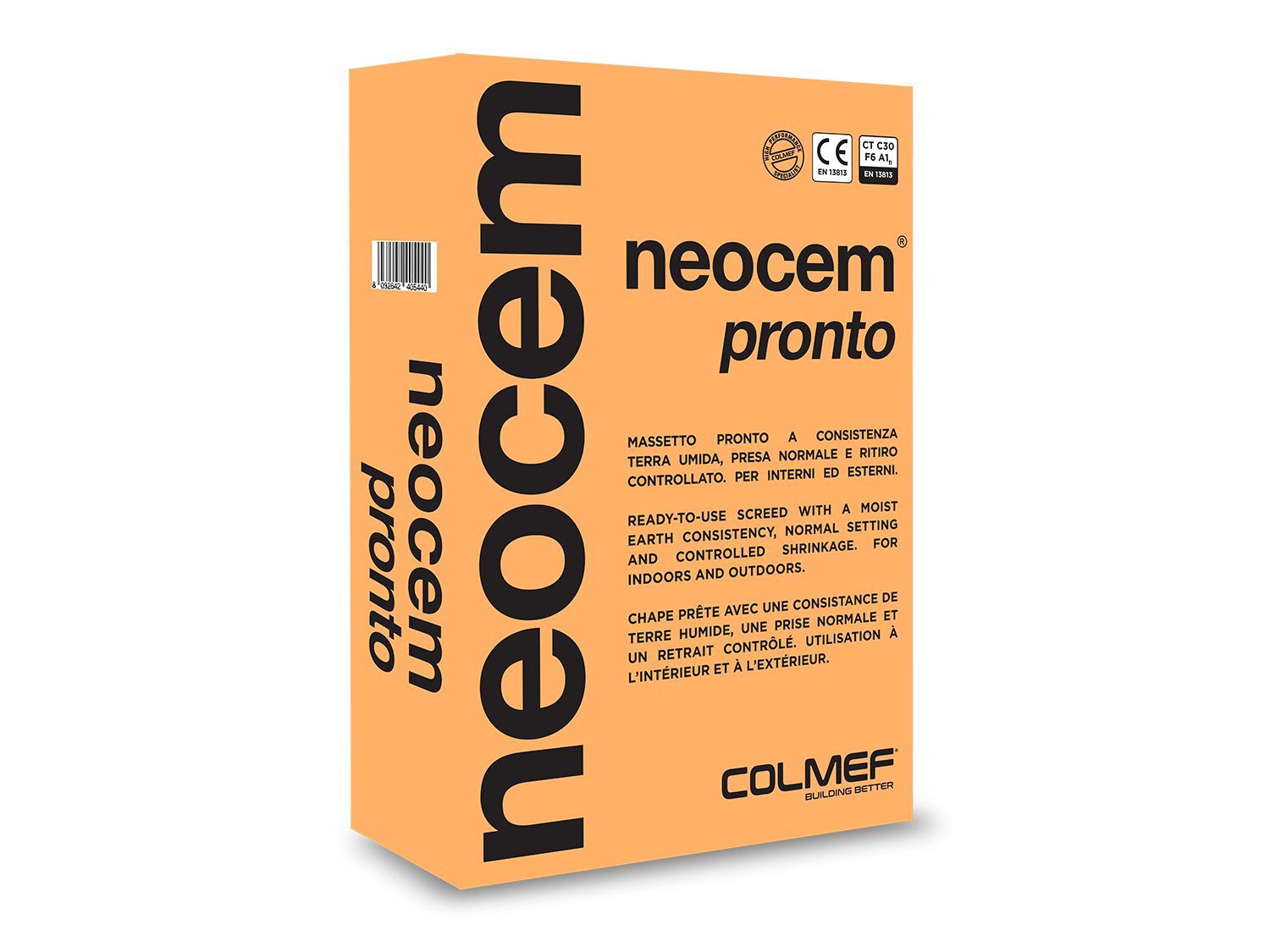 Готовая стяжка до консистенции влажной земли Colmef Neocem ARCH-00073479 - Вид №1