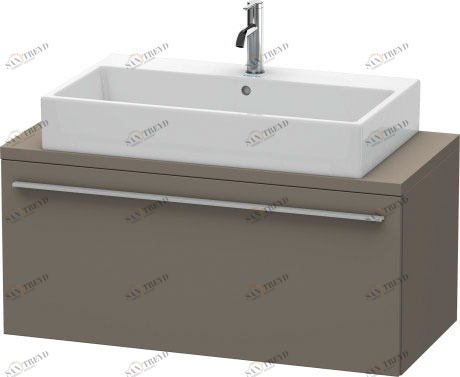 XL540409090 X-Large Тумбочка для компактной консоли Фланелево-серый шелковисто-матовый лак Duravit