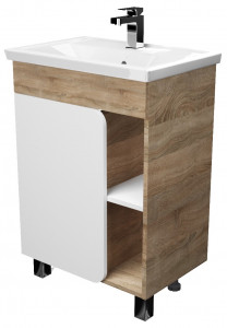 У76062 Тумба Nuvo 60Н 1д. Дуб Сонома 1 Marka NUVO