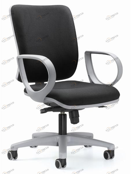 Ares Line Поворотный офисный стул из ткани с 5 спицами и подлокотниками Smart sun-id-1366489