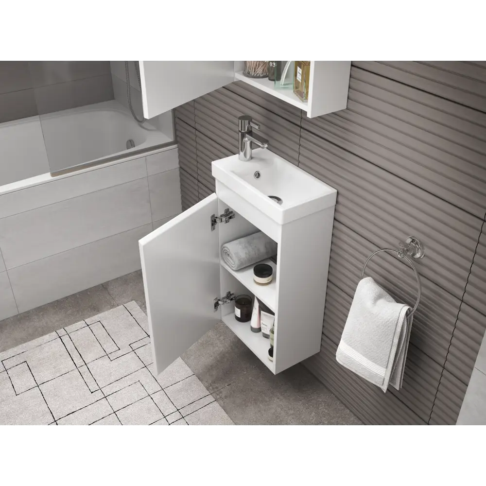 Тумба под раковину Vigo Matteo 40, цвет белый STLM-2062918 - Вид №9