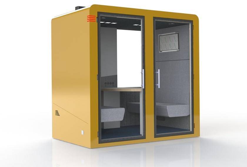 SBS Silence Business Solutions Акустическая будка с мультимедийным подключением на 4 человека Procyon sun-id-1514364 - Вид №15