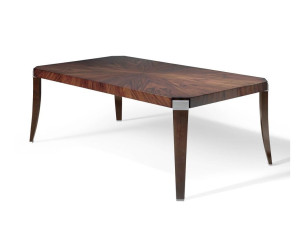 Деревянный прямоугольный выдвижной стол