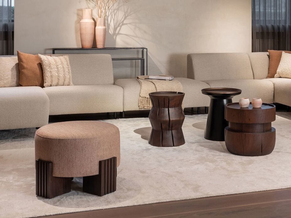 Круглый журнальный столик из акации DÔME DECO Nova ' 25 ARCH-00132434 - Вид №2