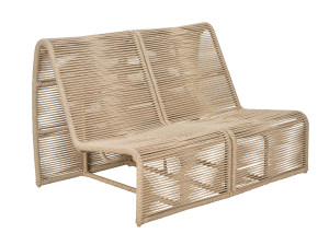 2-местный веревочный садовый диван