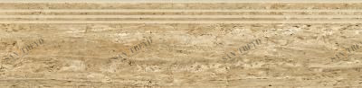 Граните Стоун Травертин ступень медовый матовая 1200x300 Керамика Будущего sun-id-324239