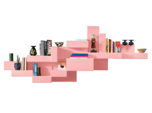 Подвесной книжный шкаф из полиэтилена