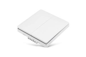 17440260 Настенный выключатель две клавиши, Wall Switch No Neutral, Double Rocker QBKG03LM AQARA