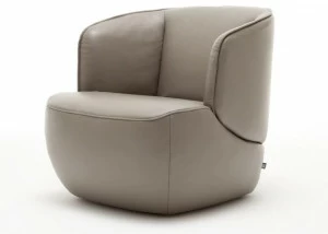 Rolf Benz Кожаное кресло с подлокотниками