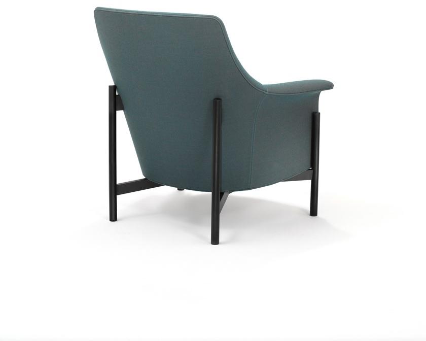 BENE Кресло из ткани с подлокотниками Ports sun-id-1401050 - Вид №3