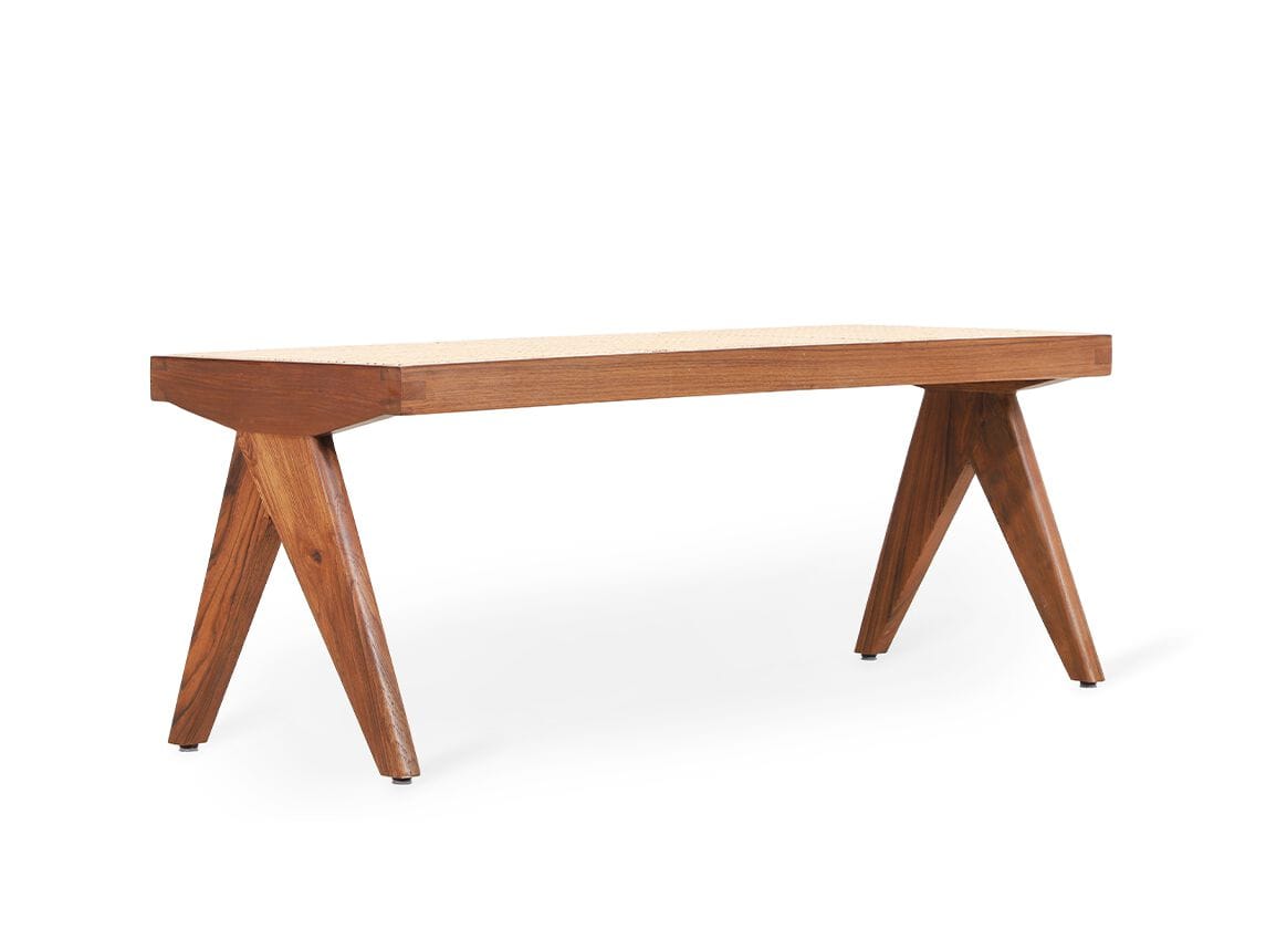 Скамейка из массива дерева Alankaram Jeanneret ARCH-00032109 - Вид №1