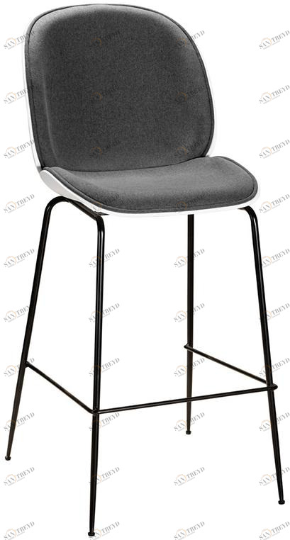 2370 Стул барный Beetle Grey R-HOME 010202grey