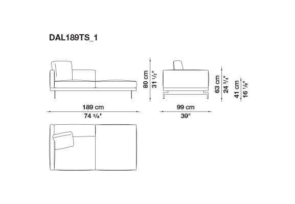 3-местный тканевый диван B&B Italia док ARCH-00033457 - Вид №202