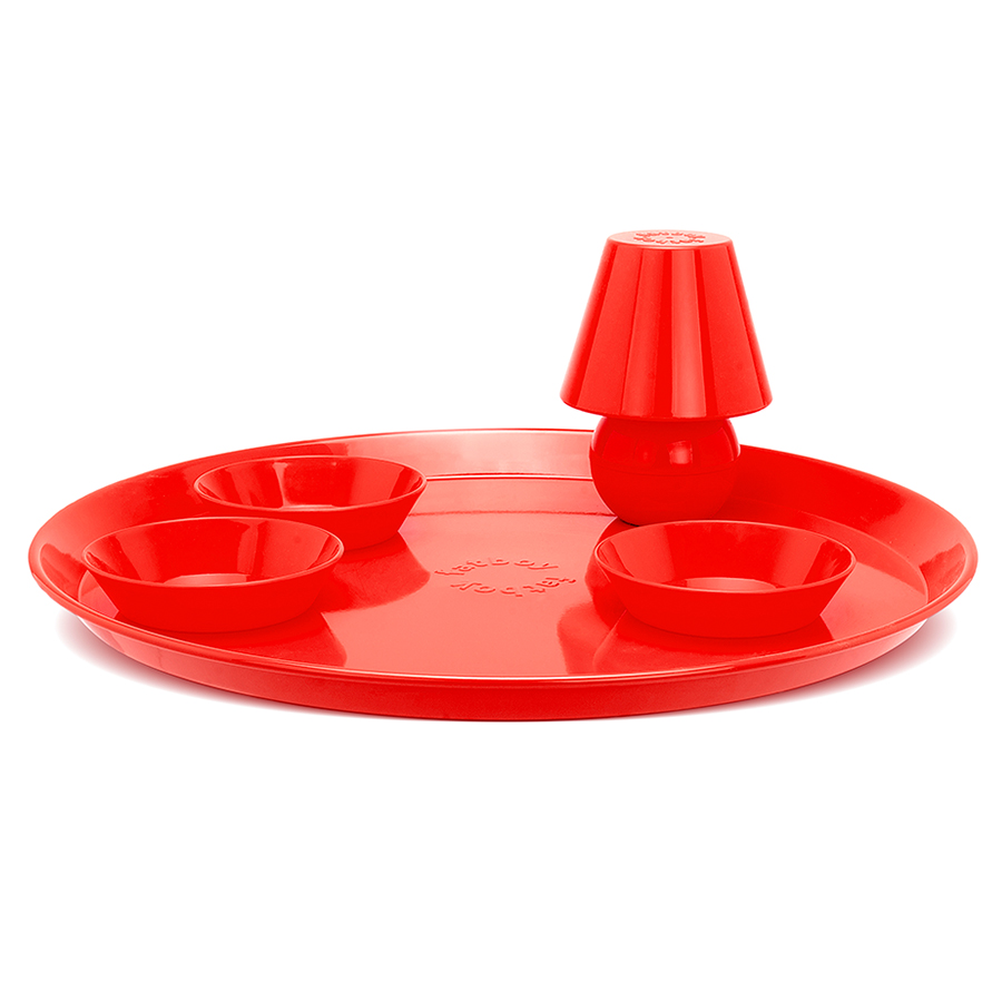 Поднос с лампой Snacklight, красный Fatboy 100564 - Вид №1