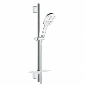 Душевой гарнитур GROHE Rainshower SmartActive 130, 3 вида струй, белая луна (26577LS0)