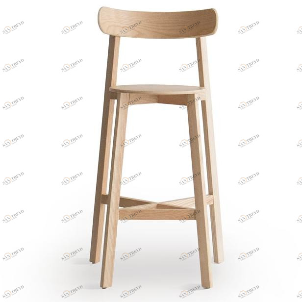 Branca Lisboa Барный стул высокий деревянный Roda sun-id-1403521