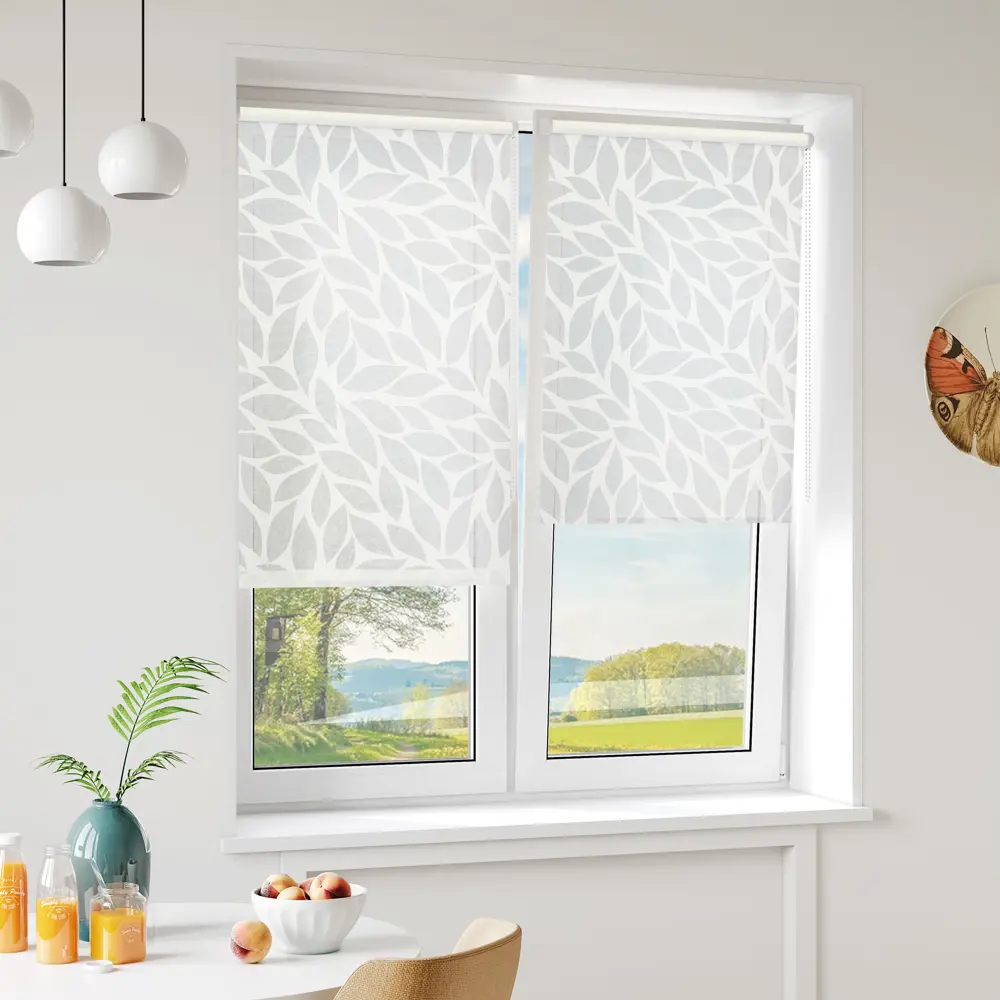 Штора рулонная Генуя 140x175 см белая MIAMOZA STLM-2043586 - Вид №2