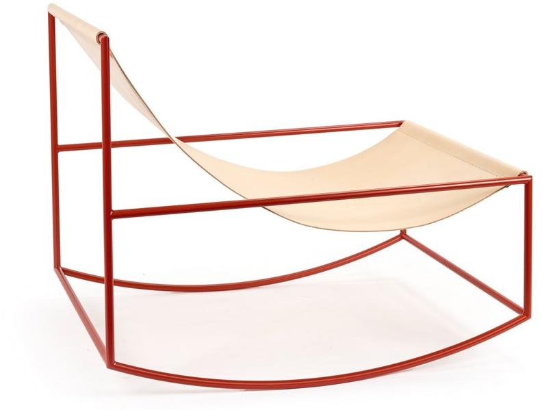 valerie_objects Кресло-качалка из стали с порошковым покрытием  V9018020  - Вид №4