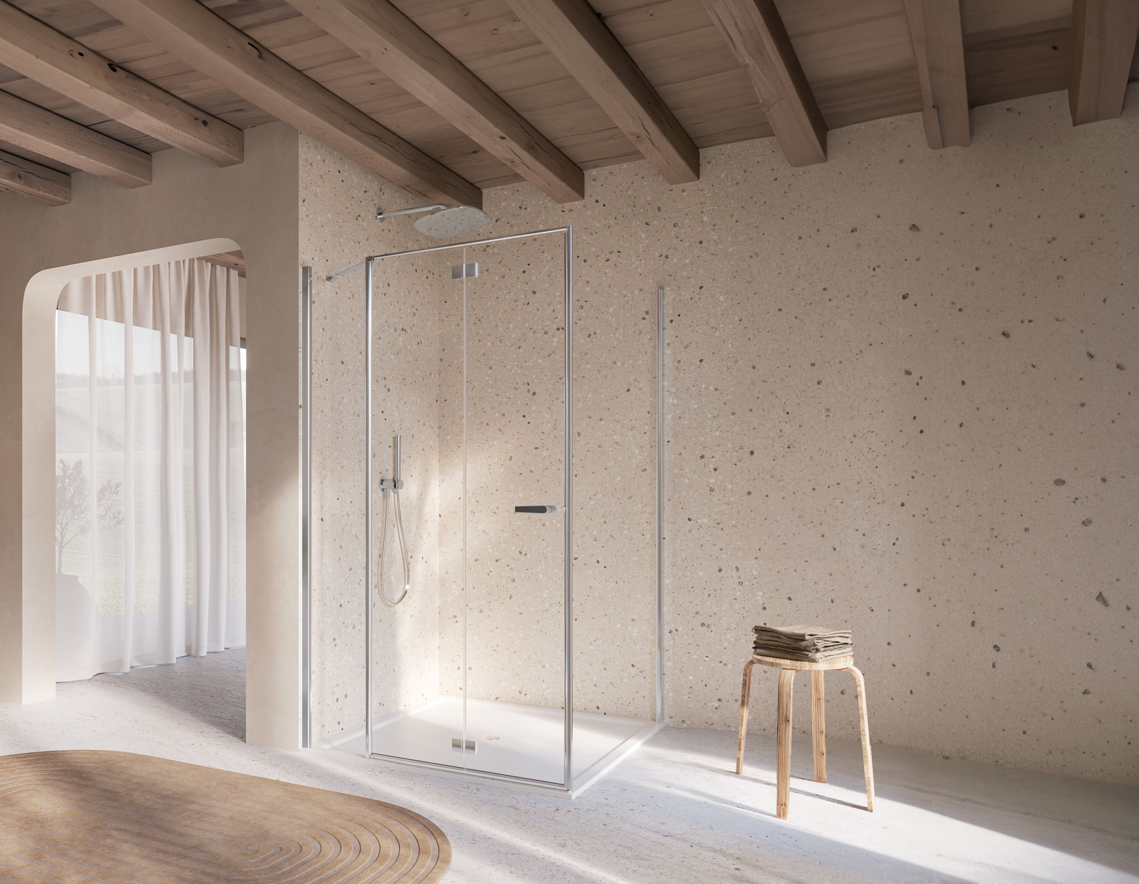 Прямоугольная хрустальная душевая кабина DUKA Multi-S 4000 NEW ARCH-00140870 - Вид №10