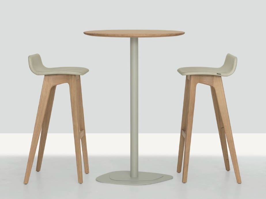 Высокий стол из массива дерева ZEITRAUM KONTRA HIGH ARCH-00081381 - Вид №1