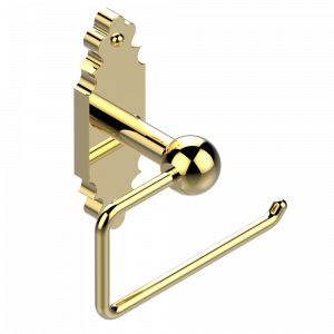 G28-538A Бумагодержатель настенный без крышки Thg-paris 1900 с рукоятками Покрытие PVD золотистый цвет