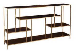 FUVE0003 Низкие полки Curio в стиле ар-деко ijlbrown