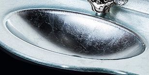 TSLA120BPAG Подвесная раковина настенная овальная Tessoro Laura серая - Вид №1