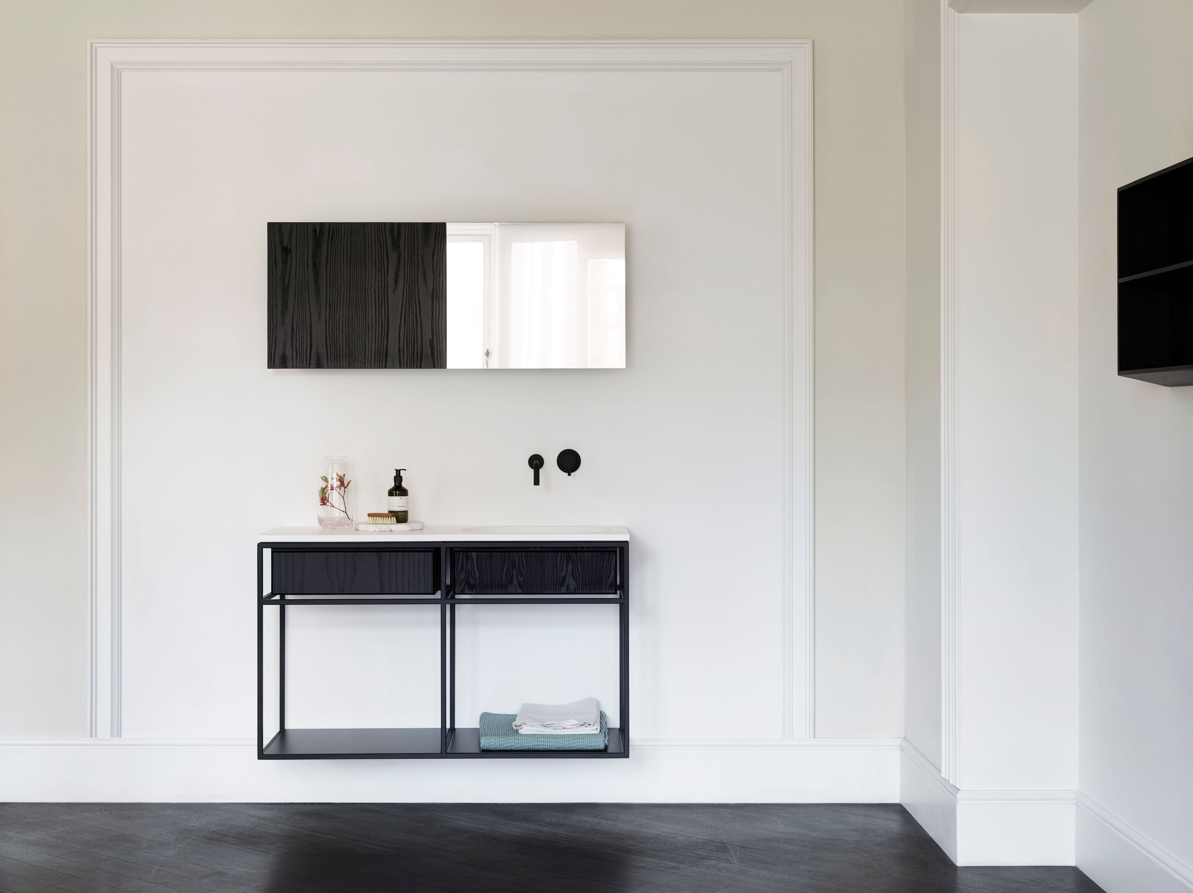 Подвесная консоль для умывальника с ящиками Ex.T рамка ARCH-00045795 - Вид №5