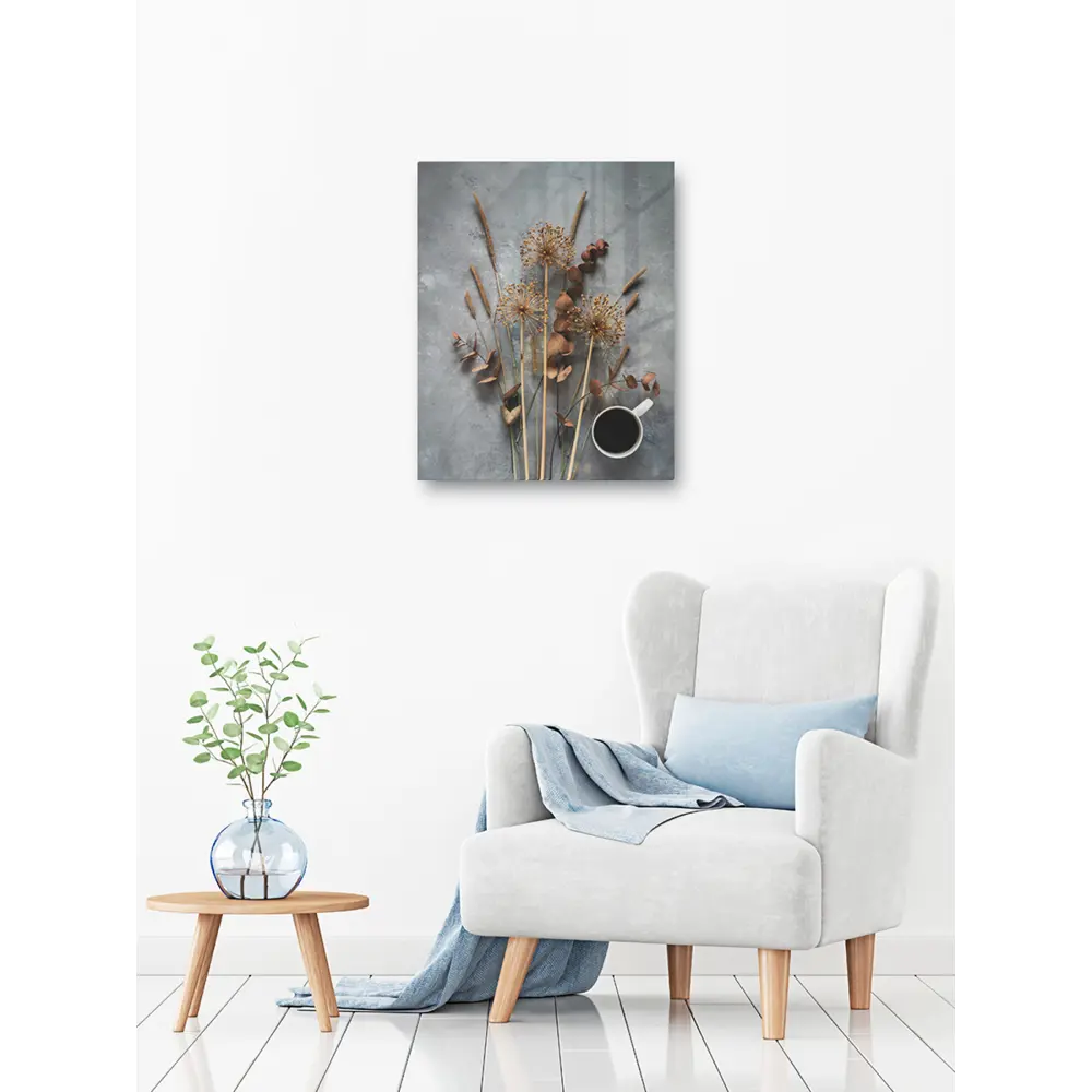 Картина на стекле Букет сухоцветов 40x50 см POSTERMARKET STLM-2002934 - Вид №4