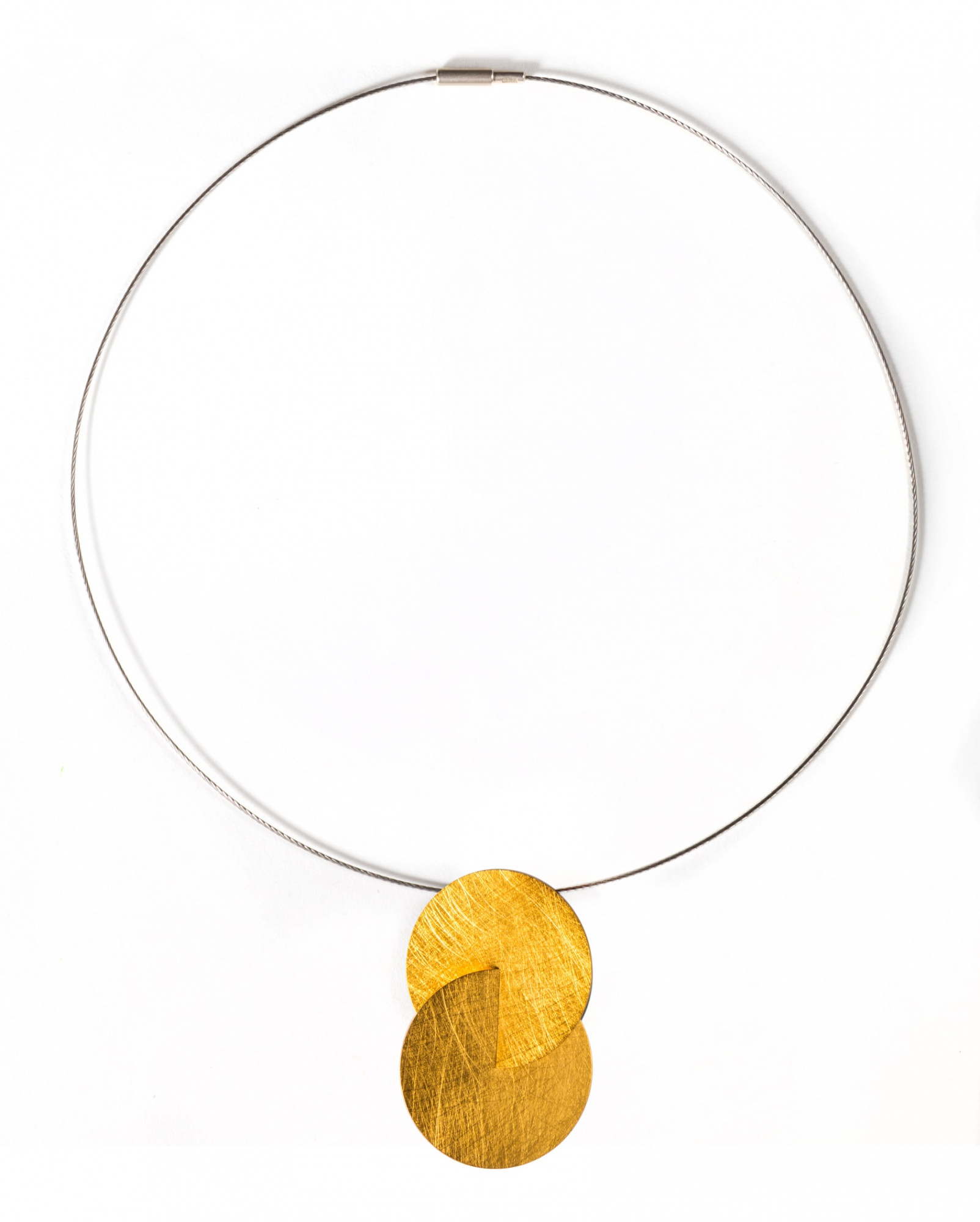 ZA221 Колье, серебро, позолота ZAREMSKI Santreyd 