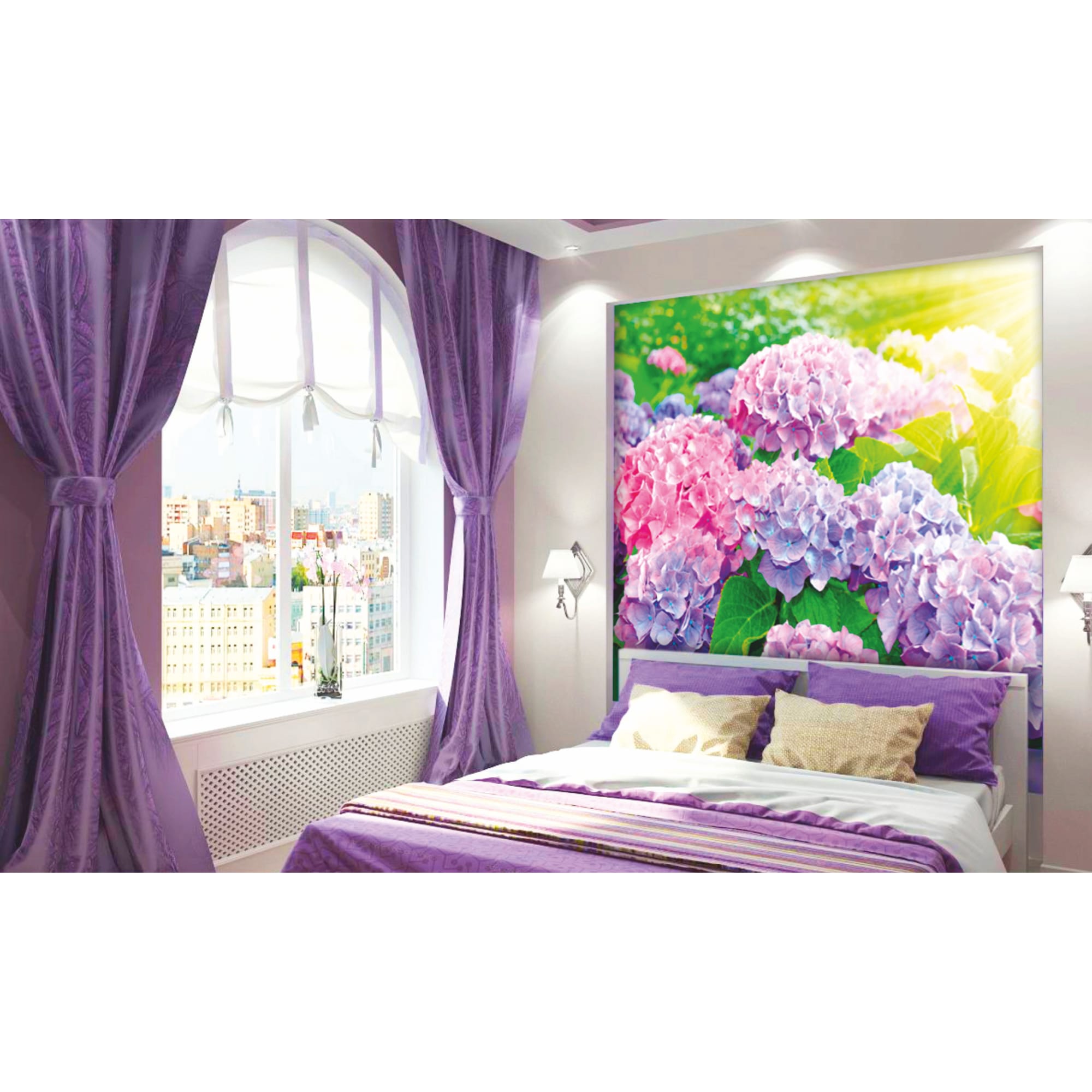 81956612 Фотообои «» 210х200 см Гортензии Santreyd  - Вид №2